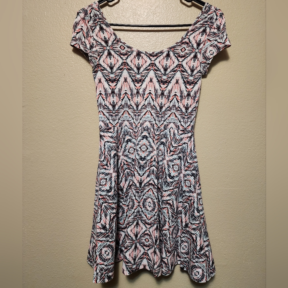 Printed Skater Dress